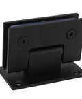 Glass Shower Door Hinge Heavy Duty Stainless Steel 90 Degree Hinges For Frameless Glass Doors rectangular black hinge
