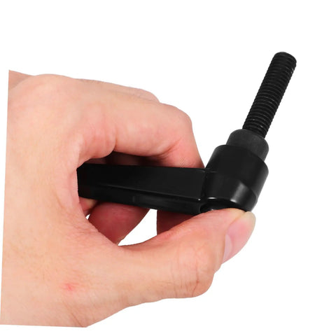 4 Pack Alloy Clamping Handle Tightening Lever Set For Machines, Furniture, And Electronics, Heavy Duty Quick Clamp Handles With Secure Locking System, Versatile Durable Easy Grip For DIY Projects And Industrial Use black alloy clamp lever in hand