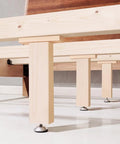 4 Pack Adjustable Wooden Bed Slat Support Legs With Height Adjustable Center Support For Diy Fur Bed Sturdy Wood Furniture Feet Replacement 12 To 14 Cm For Stable Sleep And Floor Protection under bed view