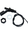 Dual Water Level Sensor Kit Two Pack 110V DC Side Mount Horizontal Liquid Float Switch, includes mounting components and wiring.