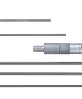 Vernier Depth Gauge Workhorse With Interchangeable Rods Micrometer Type 0 to 150mm Range 0.01mm Graduation Includes Four 4mm Rods