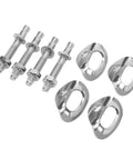 Beefed Up Heavy Duty Climbing Hangers Set Of 4 Stainless Steel Anchors With Expansion Design For High Load Carrying Capacity
