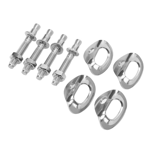 Beefed Up Heavy Duty Climbing Hangers Set Of 4 Stainless Steel Anchors With Expansion Design For High Load Carrying Capacity