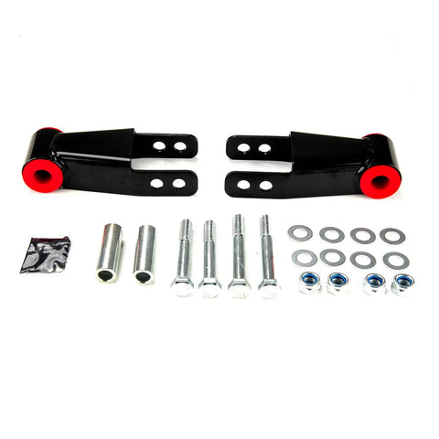 Adjustable Rear Leveling And Lowering Shackle Drop Kit LLK038 For Cherokee XJ 1984 To 2001 2WD 4WD Bolt On Lift Upgrade components