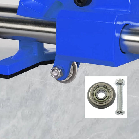 Manual Tile Cutter Blade With Screws Silver For Window Glass Partitions Scoring And Cutting Machine With Replacement Wheel Bolts And Nuts Included Top Notch Hardness Alloy For Precise Long Lasting Cuts