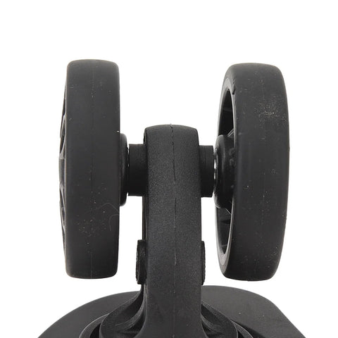 Luggage Wheel Replacement Set Of 2 Easy To Install Suitcase Caster Wheels For Repairing Worn Out Casters ABS Material