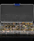Heavy Duty Carbon Steel Rivet Nut Insert Kit With M3 To M10 Sizes And Open End Tool For Steel Plastic Fiberglass Flat Head Threaded Fasteners You Need, assorted inserts in case