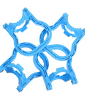 Blue ergonomic Gallon Water Bottle Handles 4 Pack Ergonomic Water Jug Lifters Carrier To Haul Heavy 5 Gallon Bottles Easy Transport