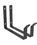 Dual Pack Garage Ceiling Rack Hooks Accessory For Ceiling Storage, Heavy Duty 35 Lbs Rated, 70 Lbs Tested, Scratch Resistant Black Finish