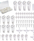 Dope No Damage Picture Hanging Kit With 68 Invisible Nails for Concrete Walls with ABS and Steel Nails for DIY Install