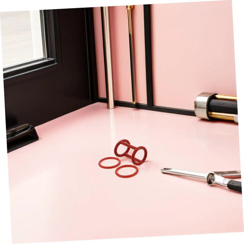 Silicone Sealing Ring Set For Ice Cream Makers, Low Temperature Resistant, Leakproof 6 Pack Gaskets For Home Ice Cream Machines, High Humidity Reliable Seals That Stay Locked In During Cleaning And Freezer Runs red rings with tool