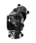 Three Quarter Inch Double D U Joint For Steering Shaft, Black Universal U Joint With 35 Degree Max Angle, side view