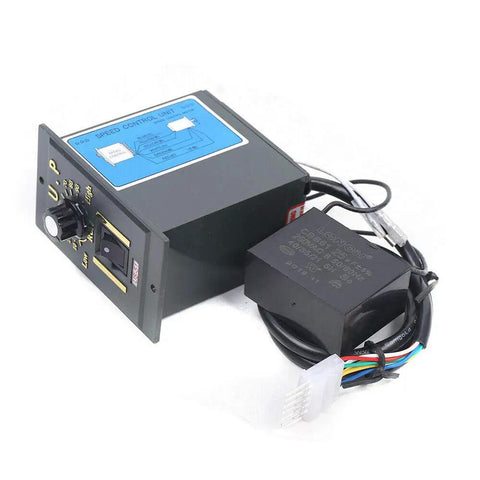 Adjustable Variable Speed Gear Reduction Motor With Speed Controller 110 Volt AC 120 Watt High Torque Single Phase Electric Gear Motor