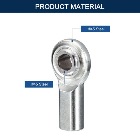 CF5 Rod End Bearing Heim Joints 5/16 x 5/16-24 Right Hand Female Thread With Jam Nuts 2 Pack heavy-duty #45 steel