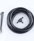 Top Notch 10 Feet Silicone Vacuum Hose Kit with T Connector. Heavy Duty 1/8 Inch ID Fuel Line tubing for Hot Rods and Muscle Cars.