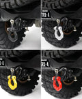 Beefy Metal Adjustable RC Trailer Hitch Tow Hook For 1 By 8 And 1 By 10 Scale Crawlers Ready To Roll TRX4 SCX10 KM Tank Upgrade Part four colors