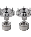 Two Front Wheel Hub Bearing Assemblies With ABS Sensor For Toyota 4Runner 1996 To 2002 Sequoia 2001 To 2007 Tacoma 1995 To 2004