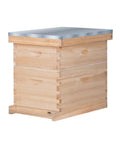 8 Frame Bee Hive Starter Kit With Deep Brood Box And Medium Super Includes Beehive Frames And Foundation Sheets Easy Assembly Cedar