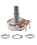 500K Linear Taper Guitar Potentiometers With Long 18mm Shafts Split Knurled 6mm Knob Compatible Drop In For Stratocaster and Les Paul