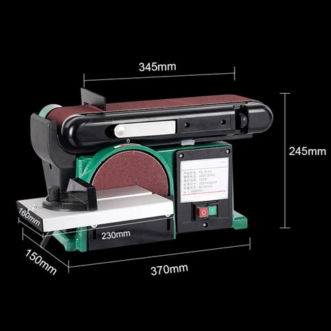 Knocks Rough Stock Flat Heavy Duty Electric Handheld Planer And Multifunctional Belt Sander With Rock Solid Cast Iron Base, dimensions 345mm x 245mm.