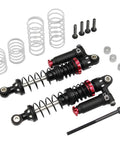 80Mm Aluminum Piggyback Shocks Adjustable For RC Cars Beefed Up Alloy Suspension Upgrade Rebuildable Dampers With Precise Tuning