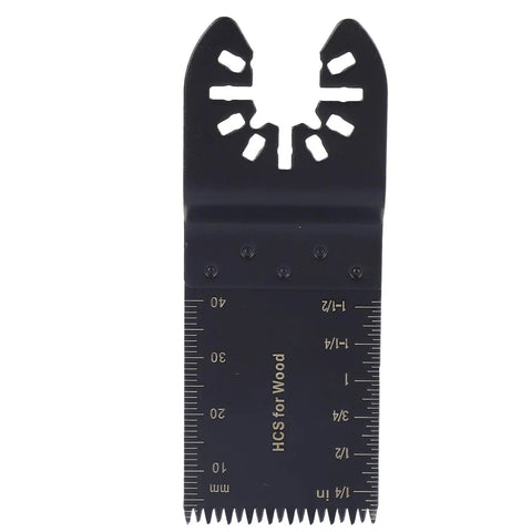 Oscillating Saw Blades 20 Piece Set Carbon Steel Universal Multi Tool Blades For Wood Metal And Plastics With Length Marks