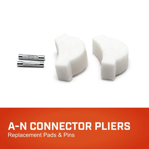 Replacement Pads And Pins Kit For AN Connector Pliers Built To Last With Durable Alloy Steel Includes Two Pads And Two Pins For Premium Easy Fit