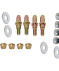 Chevy Silverado Suburban GMC Sierra Tahoe Door Hinge Pins and Bushing Kit Replacement 1999-2007, 4-piece zinc steel pins, plastic bushings