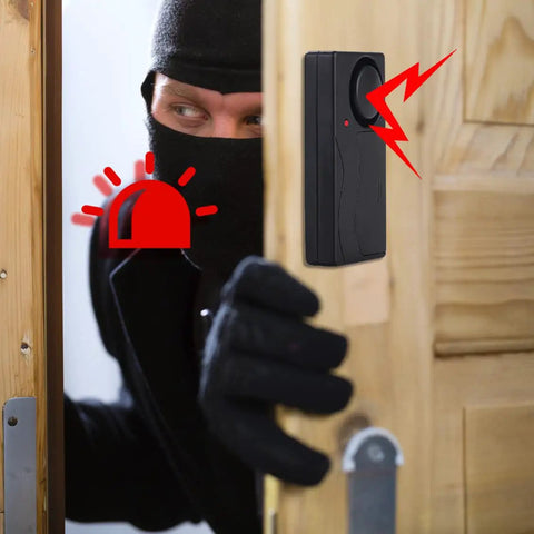 Intruder triggering Wireless Anti Theft Alarm With 110db Siren, Motion Sensor And Remote Control For Bikes, Motorcycles, Scooters, Doors, Windows And Any Vehicle Beef Up Your Ride Security On The Go