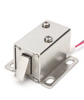 Real Badass 12V DC Electromagnetic Lock Catch Strike Plate for securing gates and doors, heavy-duty metal construction.