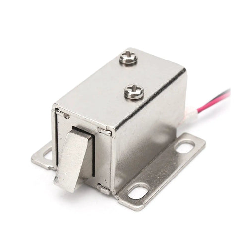 Real Badass 12V DC Electromagnetic Lock Catch Strike Plate for securing gates and doors, heavy-duty metal construction.