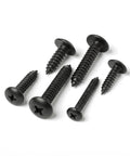 Heavy Duty Truss Head Screws In A 20 Pack Size 12 By 2 Inches Of Premium 304 Stainless Steel With A Tough Black Oxide Coating