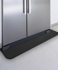 Heavy Duty Fridge Drip Pan And Leak Catcher Mat To Shield Floors From Watery Messes And Keep Your Place Bone Dry Non Slip Silicone Appliance Mat For Washer Or Freezer In Tough Black under refrigerator.