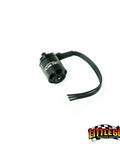 LGRP X Furite.k Micro Komodo Brushless Motor Upgrade for 1/24 Scale SCX24 with 9mm Bolt Spread Mounts, side view