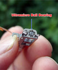 Ultramicro ball bearing shown up close, emphasizing compact design, suitable for the Compact Two Phase Four Wire Mini Linear Actuator.