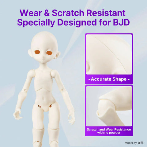 Tough As Nails Abs Like 3D Printer Resin Engineered For Bjd Dolls And Articulated Figures With Heavy Duty Wear Protection To Keep Joints Snug And Crisp In Cinnamon