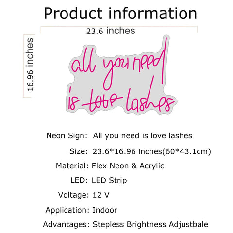 All You Need Is Love Neon Sign Light Pink LED Neon For Bedroom Bar Party Home Wall Decor Dope Vibe Energy Efficient Hanging Sign