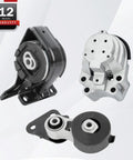 Heavy Duty Engine And Motor Transmission Mount Replacement For 2007 To 2014 Ford Edge 35l V6 detailed view of three mounts