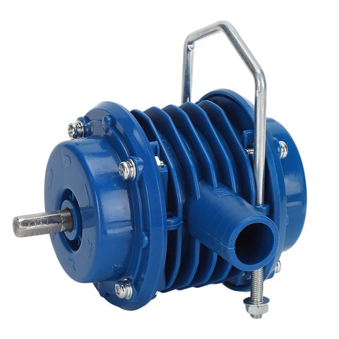 Mini Self Priming Drill Pump Hooks Up To Your Electric Drill To Shift Water Like A Champ, blue durable design, for drainage and cleanup.