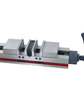 Twin Lock CNC Milling Vise 6 Inch Jaw, Precise Clamping for CNC Milling, Versatile Vertical or Horizontal Mounting, Bed Hardened to RC 45 for Durable Rock Solid Workholding in Milling Projects, side view