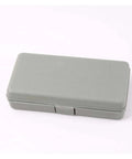 Closed gray case for Hand Held Power Punch And Sheet Metal Hole Punch Kit With Sizes From Three Thirty Second Inch To Nine Thirty Second Inch