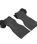 Weight Lifting Training Gloves With Premium Artificial Cattlehide Wrist Support Hand Guards For Pullups And Dumbbells Rugged Nylon Webbing
