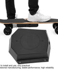 Hardcore Electric Skateboard Battery Case With Battle Ready Hard Shell And Quick Charge Port For Custom Longboard Rigs and Daily Street Grinding on skateboard.