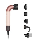 Supersonic Hair Dryer In Ceramic Pink And Rose Gold For Ultrafast Drying Lightweight Ergonomic Design With No Heat Damage And Smoother Styling