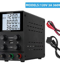 Adjustable DC Power Supply With USB And LCD Display, Regulated Variable Voltage 0 To 30V, 0 To 10A, Benchtop Charger.