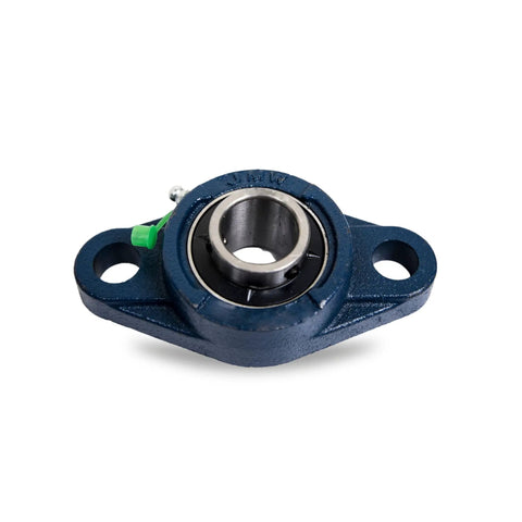 Pillow Block Bearing UCFL204-12 Self Aligning Three Quarter Inch Bore 2 Bolt Flange Mounted With Solid Base front view