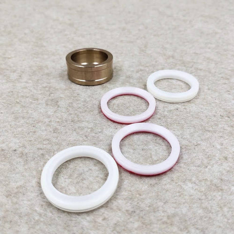 Seal assembly: bronze housing with four O-rings (white and pink) for HP .875 waterjet cutting machine