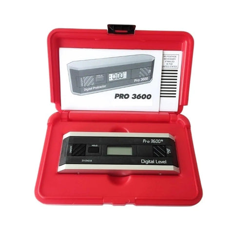 Beater Proof Digital Spirit Level With Spot On Bubble Alignment For Rough Job Sites And Weekend Yard Work That Demand Hardcore Reliability and Clean Angle Readings Without Any Headaches in its case.