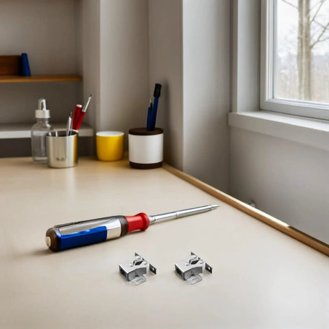 Heavy Duty Double Roller Cabinet Door Catch Stainless Steel Ball Bearing Push Latch for Drawers and Cupboards on desk