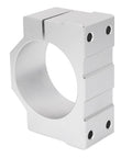 Rock Solid Top Shelf Aluminum Spindle Clamp And Motor Bracket For Cnc Machines 65Mm heavy duty precision holder, durable aluminum construction.